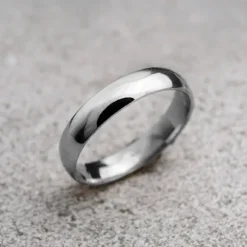 Alianza Oro Blanco 4mm Personalizable