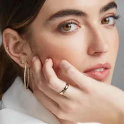 Alianza Oro 4mm con 4 Eguzkilore Personalizable