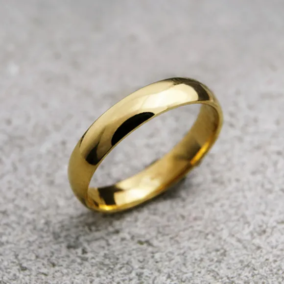 Alianza Oro 4mm Personalizable