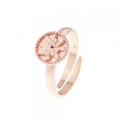 Anillo Anuk de Plata Rosa