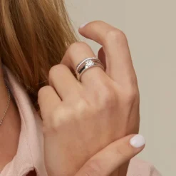 Anillo Biarritz de Plata Eguzkilore