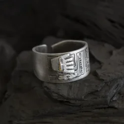 Anillo Irulegi Plata y Lámina de Oro