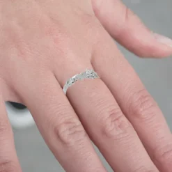 Anillo Letras Ama Plata