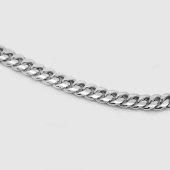 Cadena Cubana de Plata 5mm