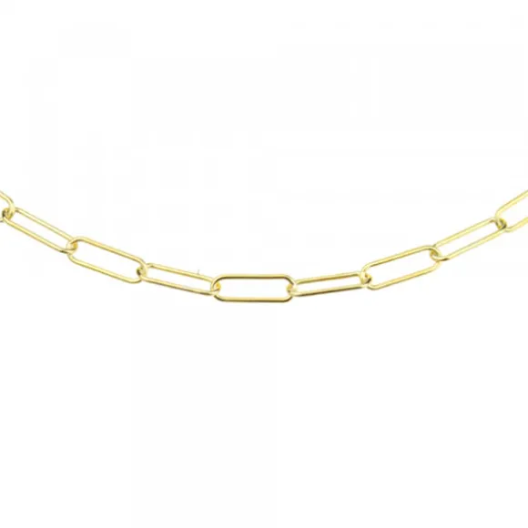 Cadena Eslabones Bayona Plata Dorada