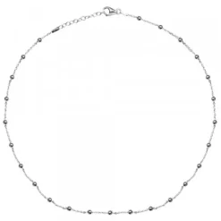 Cadena Forza de Plata 0.40 con Bolitas