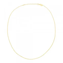 Cadena Forza de Plata Dorada 0.40 Eguzkilore