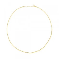 Cadena Forza Plata Dorada 0.60 Eguzkilore