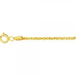 Cadena Margarita de Plata Dorada