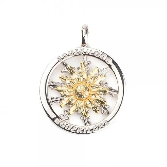 Cerco Eguzkilore Plata Bicolor Personalizable