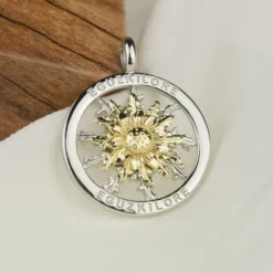 Cerco Eguzkilore Plata Bicolor Personalizable