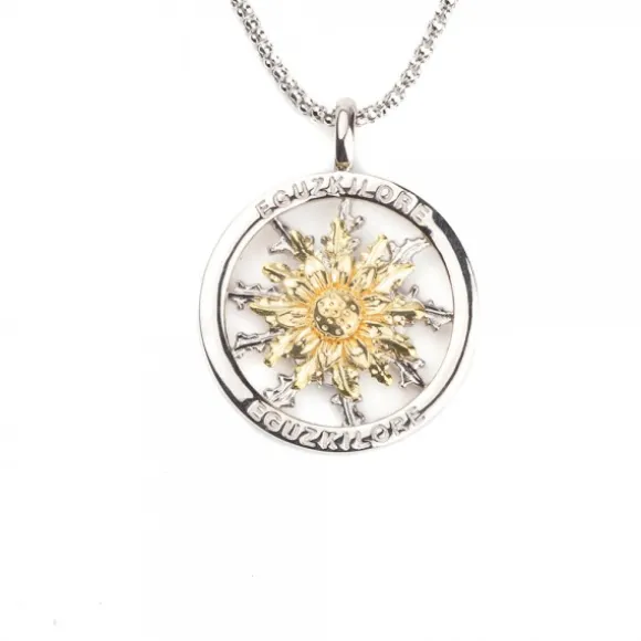 Cerco Eguzkilore Plata Bicolor Personalizable