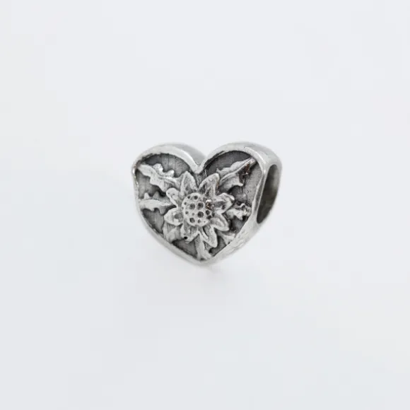 Charm Eguzkilore Corazón Plata