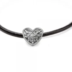 Charm Eguzkilore Corazón Plata