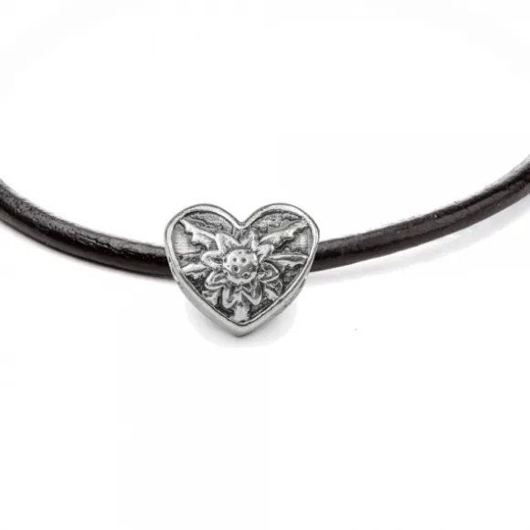 Charm Eguzkilore Corazón Plata