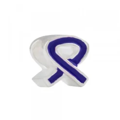 Charm Lazo Azul Marino de Plata