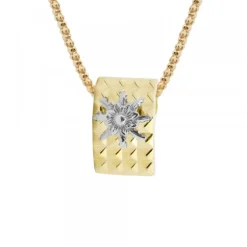 Colgante Aiora de Plata Dorada