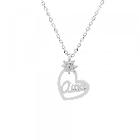 Colgante Ama Bihotza Plata