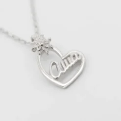 Colgante Ama Bihotza Plata