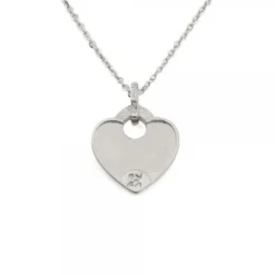 Colgante Ama Corazón Plata Personalizable