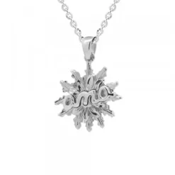 Colgante Ama Eguzkilore Plata Personalizable