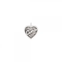Colgante Ama Mini Corazón Plata