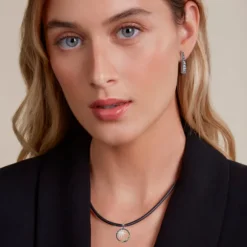 Colgante Ama Plata y Lámina de Oro