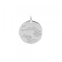 Colgante Ama "Maite Zaitut"Plata Personalizable