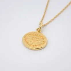 Colgante Andereño Onenarentzat Plata Dorada Personalizable