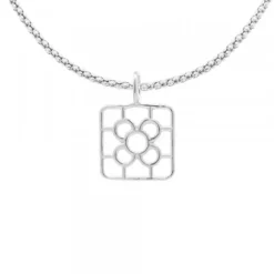 Colgante Baldosa Bilbao de Plata