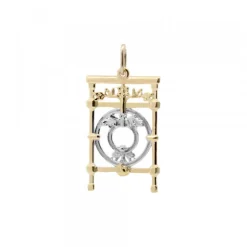 Colgante Barandilla de La Concha Oro Bicolor 22mm