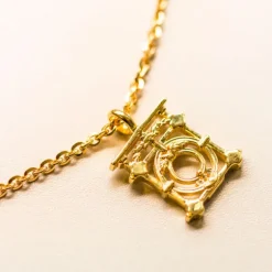 Colgante Barandilla La Concha Plata Oxidada 18mm