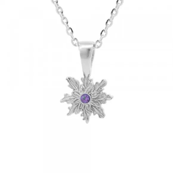 Colgante Basic Colors Plata y Amatista 10mm