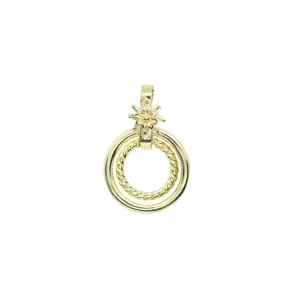 Colgante Biarritz Plata Dorada