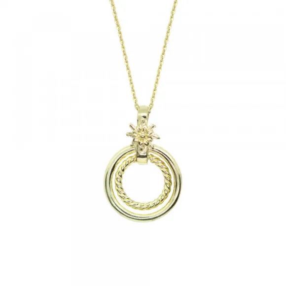 Colgante Biarritz Plata Dorada