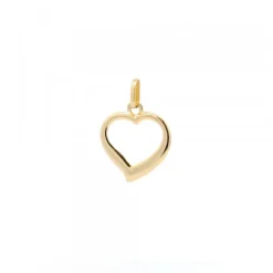 Colgante Corazón Calado Oro 14mm