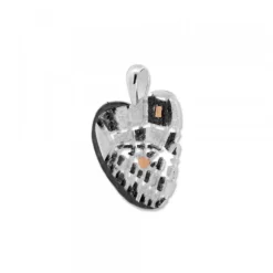 Colgante Corazón de Bilbao de Plata y Oro