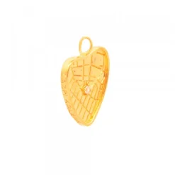 Colgante Corazón de Bilbao de Plata Dorada Personalizable