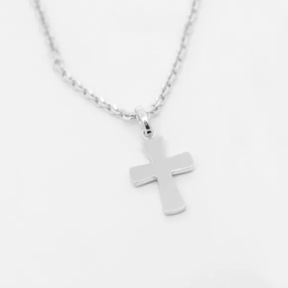 Colgante Cruz de Plata 14mm