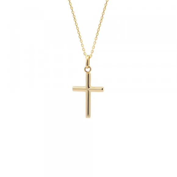Colgante Cruz Oro 16mm