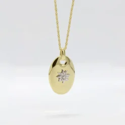 Colgante Donna de Plata Dorada