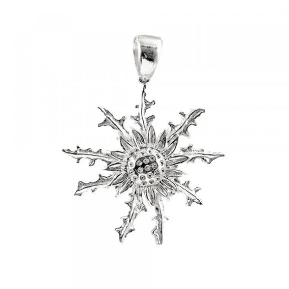 Colgante Eguzkilore Plata 37mm