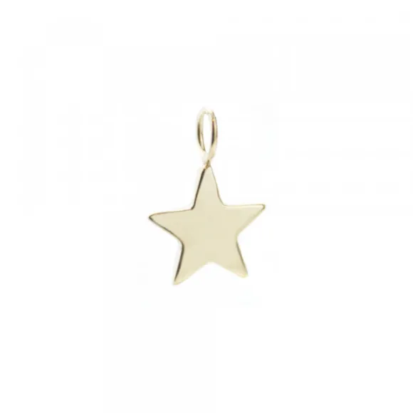 Colgante Estrella de Plata Dorada