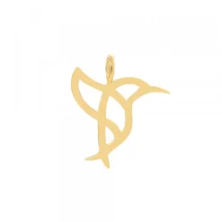 Colgante Gorriontxu Plata Dorada 20mm