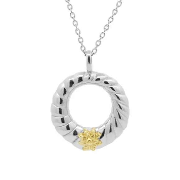 Colgante Grecia de Plata Bicolor