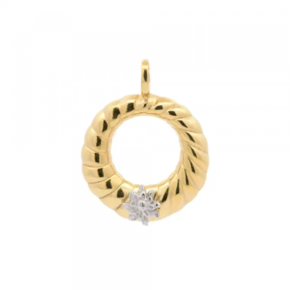 Colgante Grecia de Plata Dorada