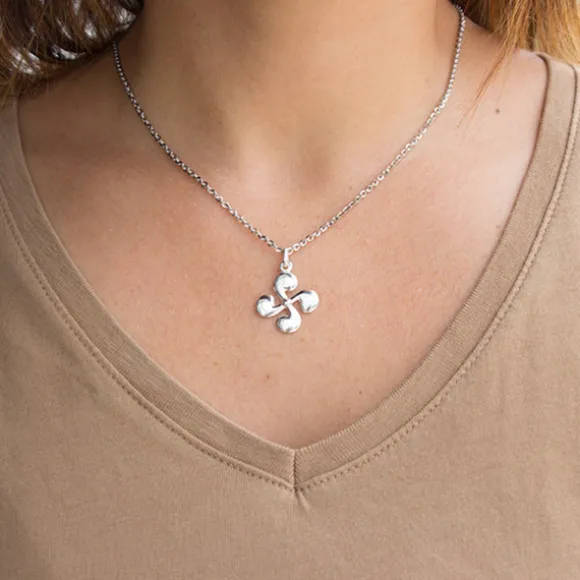 Colgante Lauburu de Plata 20mm