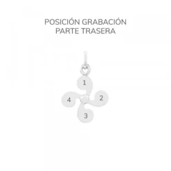 Colgante Lauburu de Plata 20mm