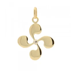 Colgante Lauburu Oro 24mm Personalizable