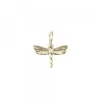 Colgante Libélula de Plata Dorada